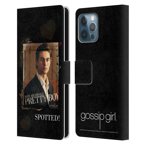 Gossip Girl Graphics Nate Leather Book Wallet Case Cover For Apple iPhone 12 Pro Max