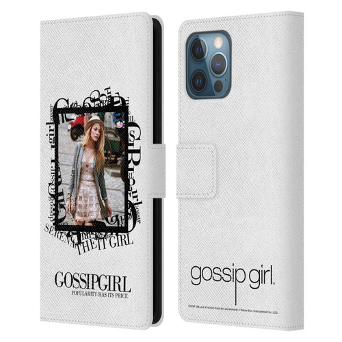 Gossip Girl Graphics Serena Leather Book Wallet Case Cover For Apple iPhone 12 Pro Max