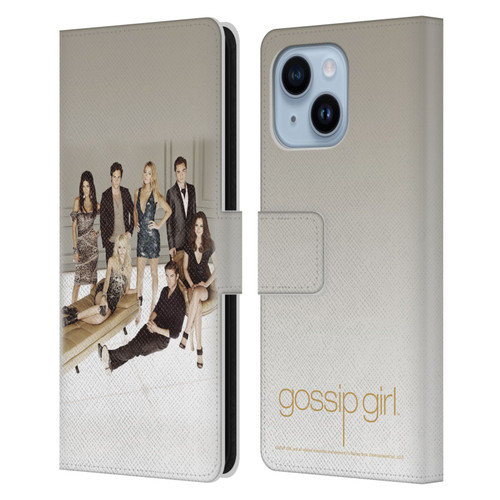 Gossip Girl Graphics Poster Leather Book Wallet Case Cover For Apple iPhone 14 Plus