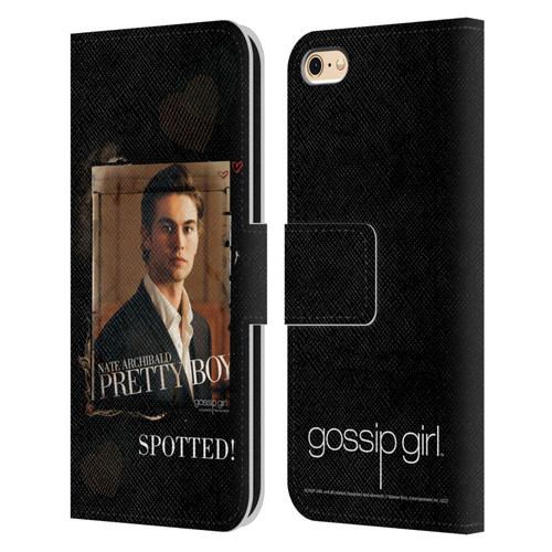 Gossip Girl Graphics Nate Leather Book Wallet Case Cover For Apple iPhone 6 / iPhone 6s