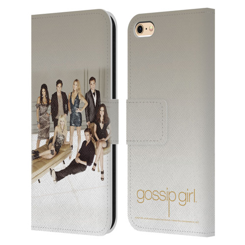 Gossip Girl Graphics Poster Leather Book Wallet Case Cover For Apple iPhone 6 / iPhone 6s