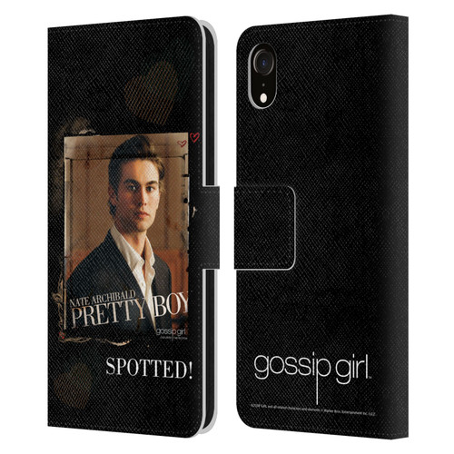 Gossip Girl Graphics Nate Leather Book Wallet Case Cover For Apple iPhone XR