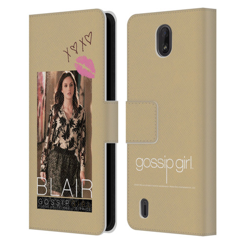 Gossip Girl Graphics Blair Leather Book Wallet Case Cover For Nokia C01 Plus/C1 2nd Edition