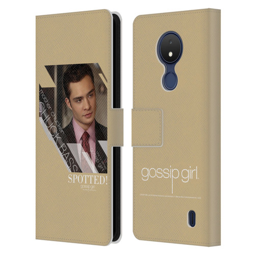 Gossip Girl Graphics Chuck Leather Book Wallet Case Cover For Nokia C21