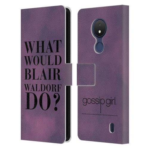 Gossip Girl Graphics What Would Blair Leather Book Wallet Case Cover For Nokia C21