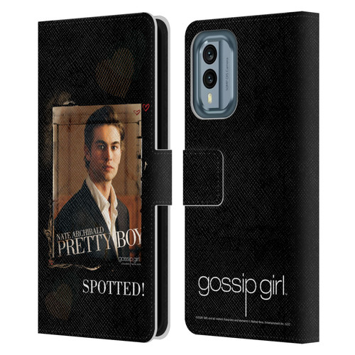 Gossip Girl Graphics Nate Leather Book Wallet Case Cover For Nokia X30