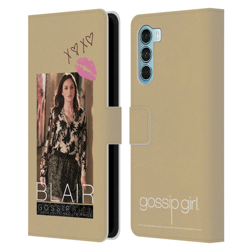 Gossip Girl Graphics Blair Leather Book Wallet Case Cover For Motorola Edge S30 / Moto G200 5G