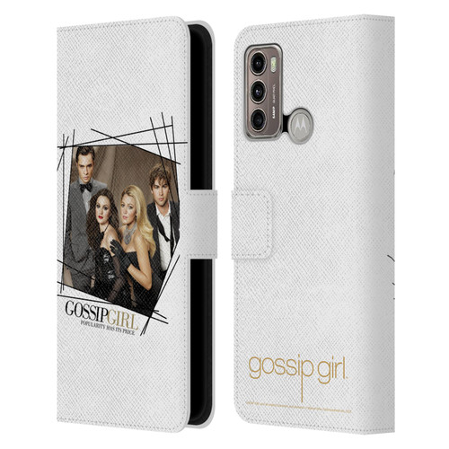 Gossip Girl Graphics Poster 2 Leather Book Wallet Case Cover For Motorola Moto G60 / Moto G40 Fusion