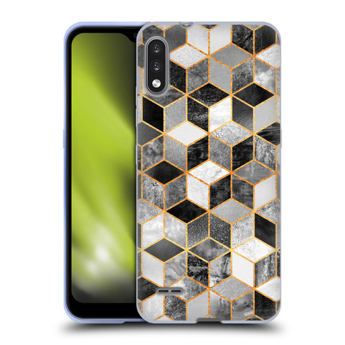 Elisabeth Fredriksson Cubes Collection Black And White Soft Gel Case for LG K22