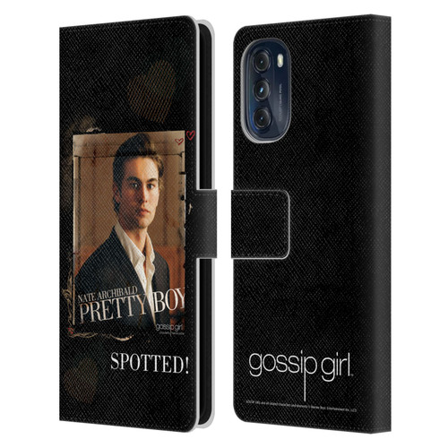 Gossip Girl Graphics Nate Leather Book Wallet Case Cover For Motorola Moto G (2022)