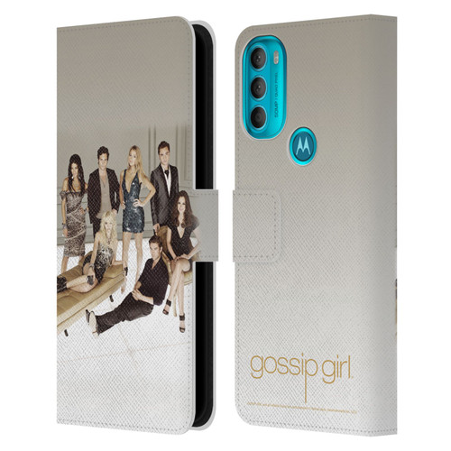 Gossip Girl Graphics Poster Leather Book Wallet Case Cover For Motorola Moto G71 5G