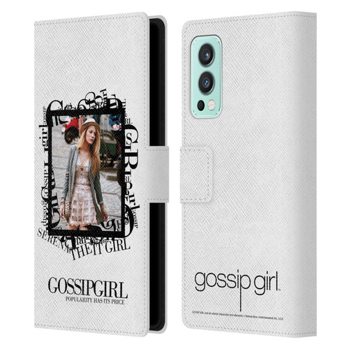 Gossip Girl Graphics Serena Leather Book Wallet Case Cover For OnePlus Nord 2 5G