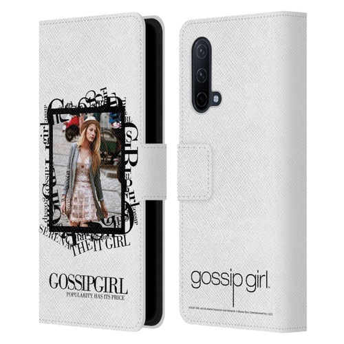 Gossip Girl Graphics Serena Leather Book Wallet Case Cover For OnePlus Nord CE 5G