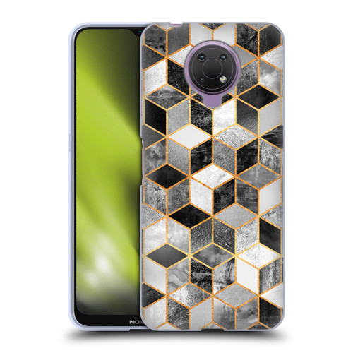 Elisabeth Fredriksson Cubes Collection Black And White Soft Gel Case for Nokia G10