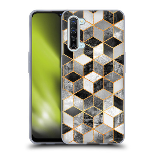 Elisabeth Fredriksson Cubes Collection Black And White Soft Gel Case for OPPO Find X2 Lite 5G