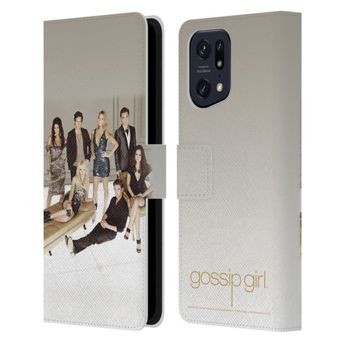 Gossip Girl Graphics Poster Leather Book Wallet Case Cover For OPPO Find X5