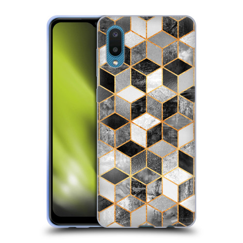 Elisabeth Fredriksson Cubes Collection Black And White Soft Gel Case for Samsung Galaxy A02/M02 (2021)