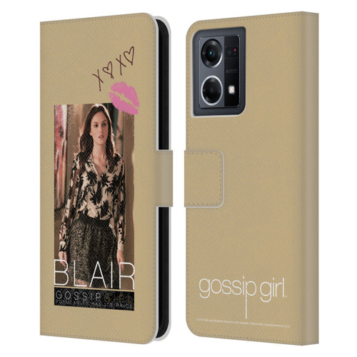 Gossip Girl Graphics Blair Leather Book Wallet Case Cover For OPPO Reno8 4G