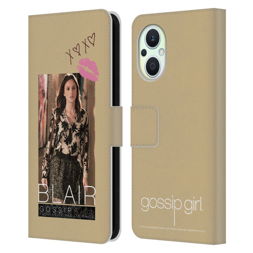 Gossip Girl Graphics Blair Leather Book Wallet Case Cover For OPPO Reno8 Lite