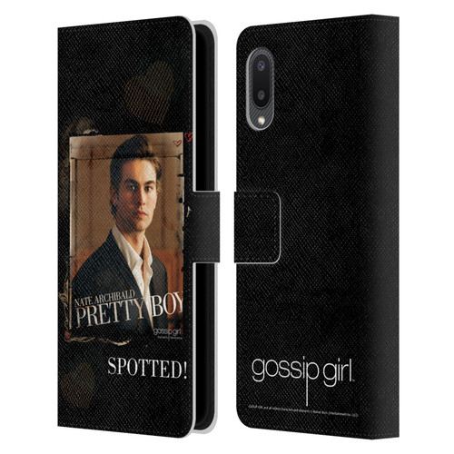 Gossip Girl Graphics Nate Leather Book Wallet Case Cover For Samsung Galaxy A02/M02 (2021)