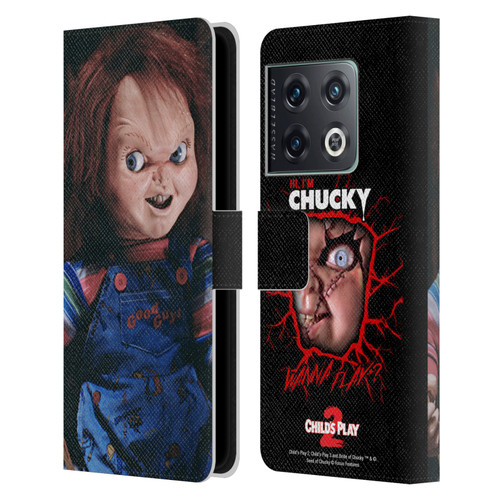 Child's Play II Key Art Doll Leather Book Wallet Case Cover For OnePlus 10 Pro