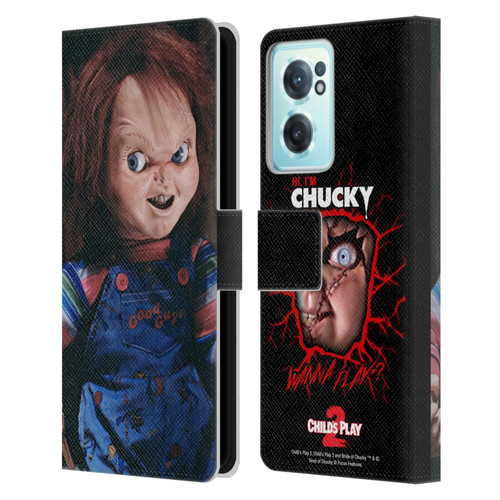 Child's Play II Key Art Doll Leather Book Wallet Case Cover For OnePlus Nord CE 2 5G