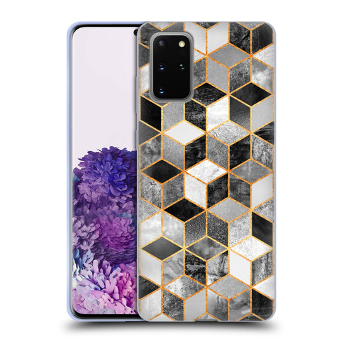 Elisabeth Fredriksson Cubes Collection Black And White Soft Gel Case for Samsung Galaxy S20+ / S20+ 5G