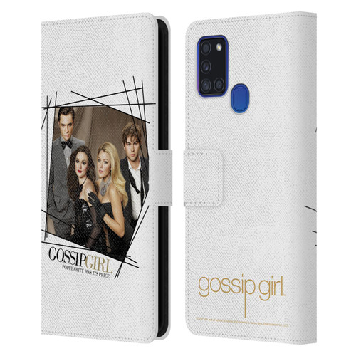 Gossip Girl Graphics Poster 2 Leather Book Wallet Case Cover For Samsung Galaxy A21s (2020)