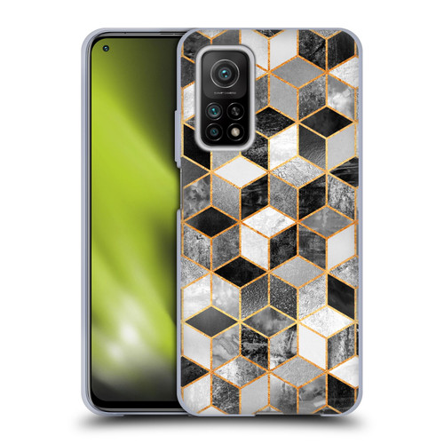 Elisabeth Fredriksson Cubes Collection Black And White Soft Gel Case for Xiaomi Mi 10T 5G