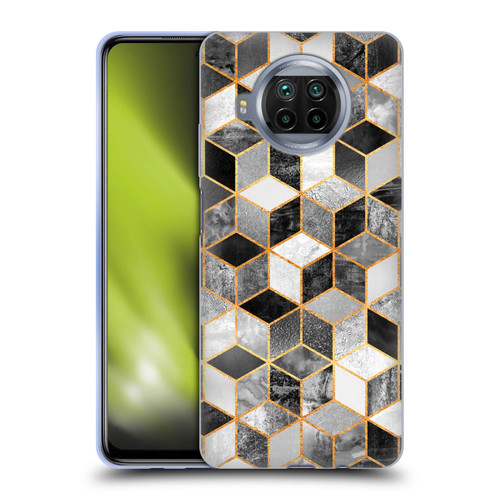 Elisabeth Fredriksson Cubes Collection Black And White Soft Gel Case for Xiaomi Mi 10T Lite 5G