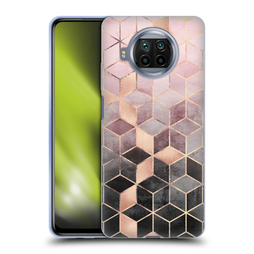 Elisabeth Fredriksson Cubes Collection Pink And Grey Gradient Soft Gel Case for Xiaomi Mi 10T Lite 5G