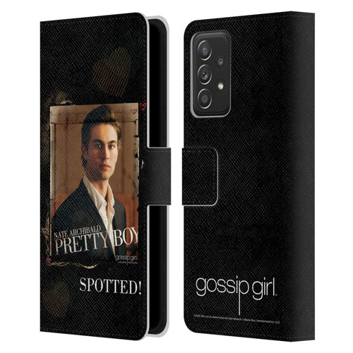 Gossip Girl Graphics Nate Leather Book Wallet Case Cover For Samsung Galaxy A52 / A52s / 5G (2021)