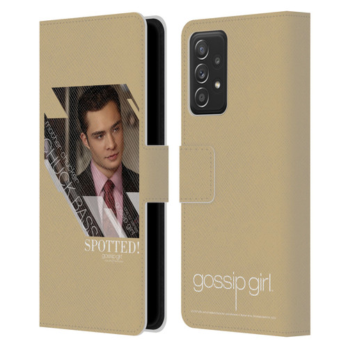 Gossip Girl Graphics Chuck Leather Book Wallet Case Cover For Samsung Galaxy A52 / A52s / 5G (2021)