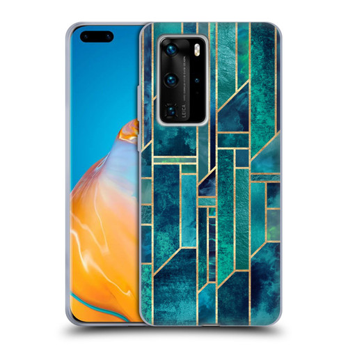 Elisabeth Fredriksson Geometric Design And Pattern Blue Skies Soft Gel Case for Huawei P40 Pro / P40 Pro Plus 5G