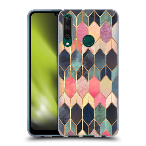 Elisabeth Fredriksson Geometric Design And Pattern Colourful Stained Glass Soft Gel Case for Huawei Y6p