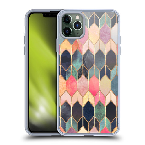 Elisabeth Fredriksson Geometric Design And Pattern Colourful Stained Glass Soft Gel Case for Apple iPhone 11 Pro Max