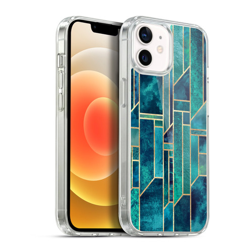 Elisabeth Fredriksson Geometric Design And Pattern Blue Skies Soft Gel Case for Apple iPhone 12 / iPhone 12 Pro & MagSafe