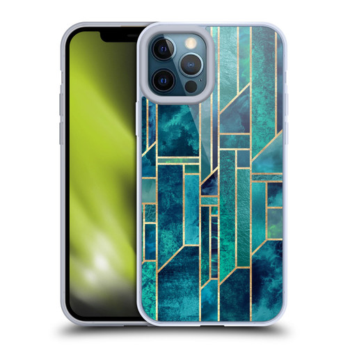 Elisabeth Fredriksson Geometric Design And Pattern Blue Skies Soft Gel Case for Apple iPhone 12 Pro Max