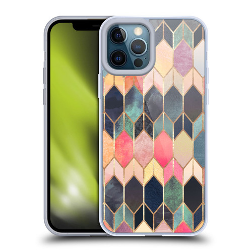 Elisabeth Fredriksson Geometric Design And Pattern Colourful Stained Glass Soft Gel Case for Apple iPhone 12 Pro Max