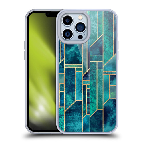 Elisabeth Fredriksson Geometric Design And Pattern Blue Skies Soft Gel Case for Apple iPhone 13 Pro Max