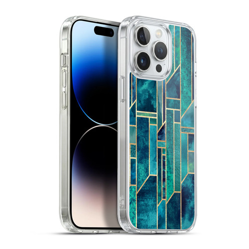Elisabeth Fredriksson Geometric Design And Pattern Blue Skies Soft Gel Case for Apple iPhone 13 Pro Max & MagSafe