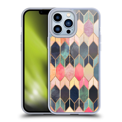 Elisabeth Fredriksson Geometric Design And Pattern Colourful Stained Glass Soft Gel Case for Apple iPhone 13 Pro Max