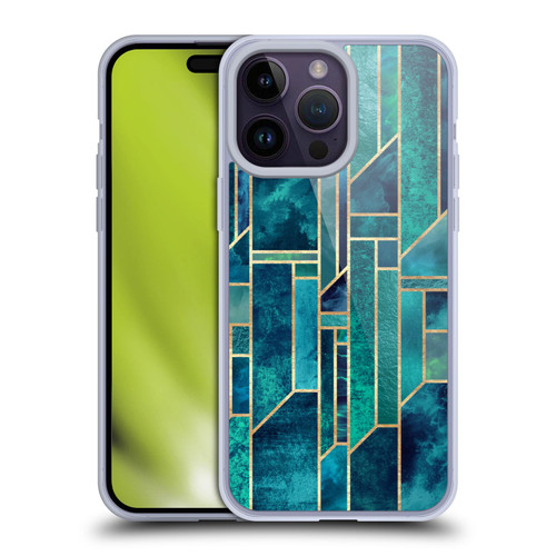 Elisabeth Fredriksson Geometric Design And Pattern Blue Skies Soft Gel Case for Apple iPhone 14 Pro Max