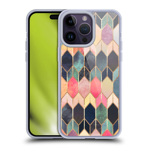 Elisabeth Fredriksson Geometric Design And Pattern Colourful Stained Glass Soft Gel Case for Apple iPhone 14 Pro Max