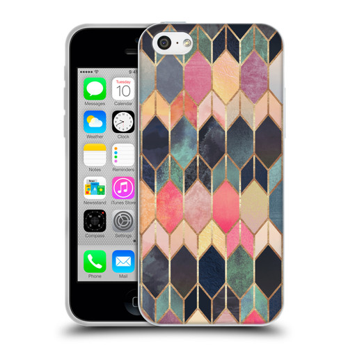 Elisabeth Fredriksson Geometric Design And Pattern Colourful Stained Glass Soft Gel Case for Apple iPhone 5c