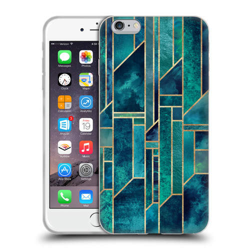 Elisabeth Fredriksson Geometric Design And Pattern Blue Skies Soft Gel Case for Apple iPhone 6 Plus / iPhone 6s Plus