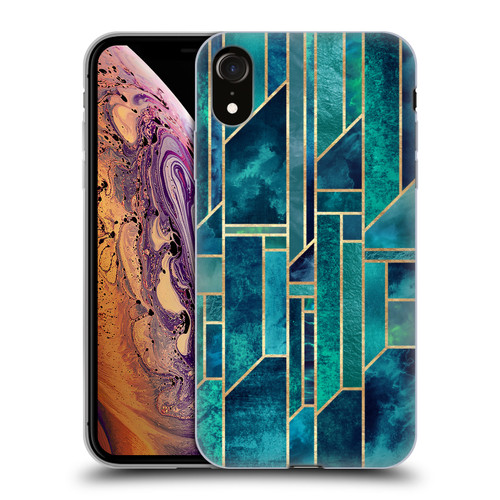 Elisabeth Fredriksson Geometric Design And Pattern Blue Skies Soft Gel Case for Apple iPhone XR