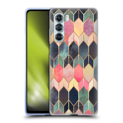 Elisabeth Fredriksson Geometric Design And Pattern Colourful Stained Glass Soft Gel Case for Motorola Edge S30 / Moto G200 5G
