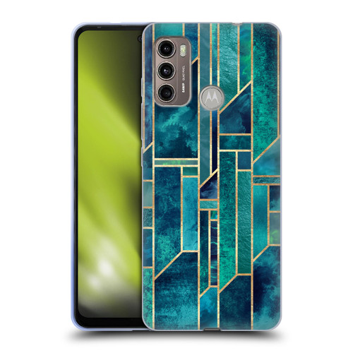 Elisabeth Fredriksson Geometric Design And Pattern Blue Skies Soft Gel Case for Motorola Moto G60 / Moto G40 Fusion