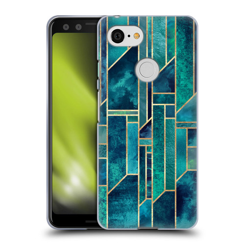 Elisabeth Fredriksson Geometric Design And Pattern Blue Skies Soft Gel Case for Google Pixel 3